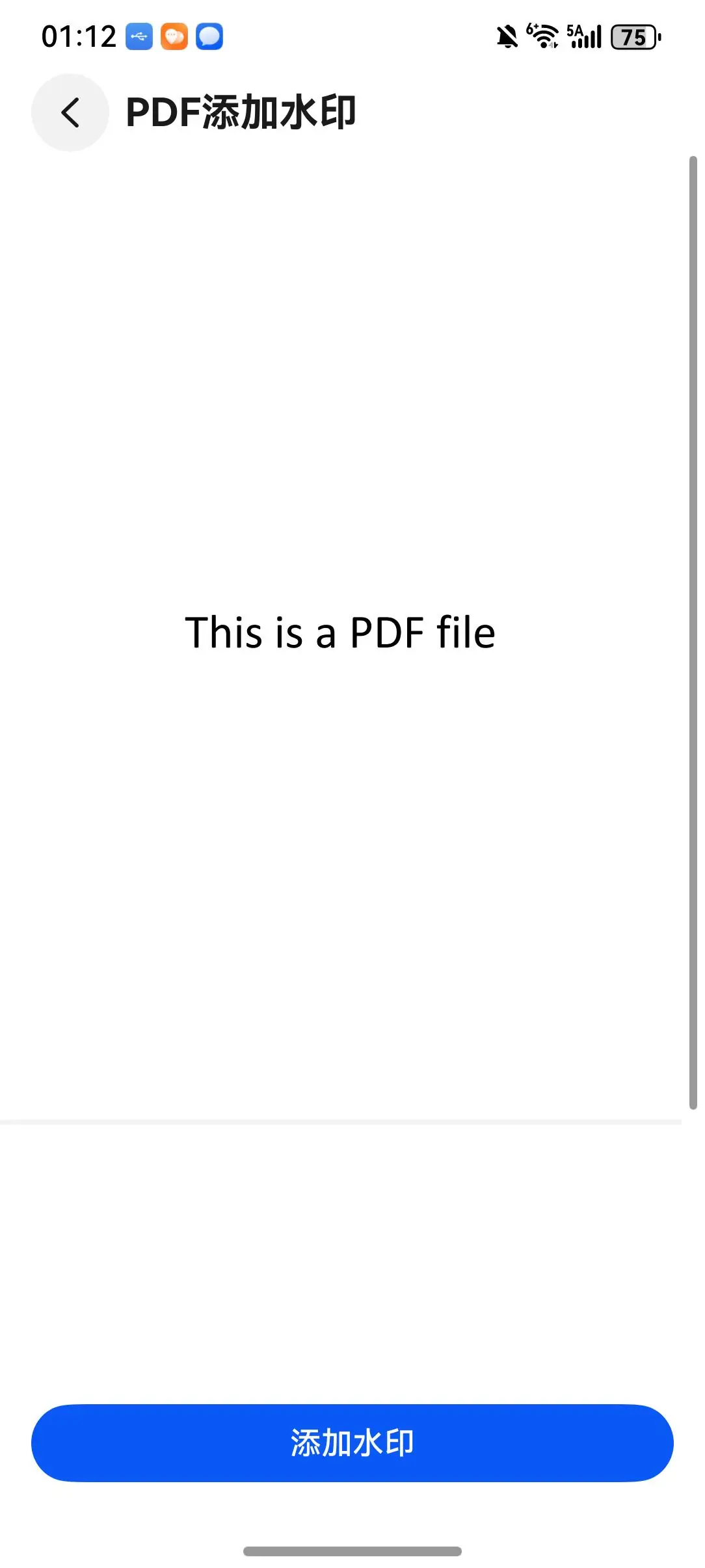 PDF 添加水印前